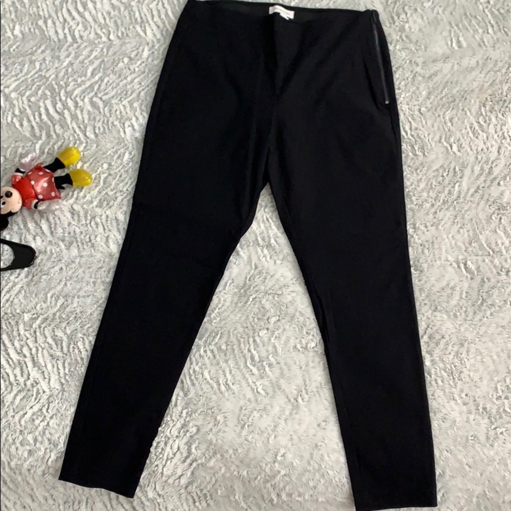 Black skinny dress pants